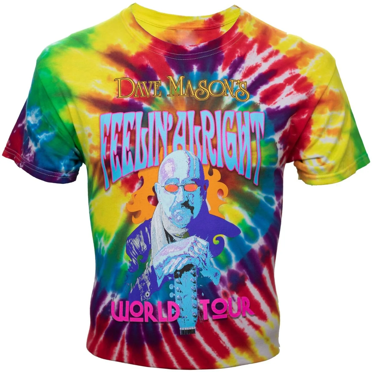 Feelin' Alright Tie Dye Tee — Dave Mason - The Official Site
